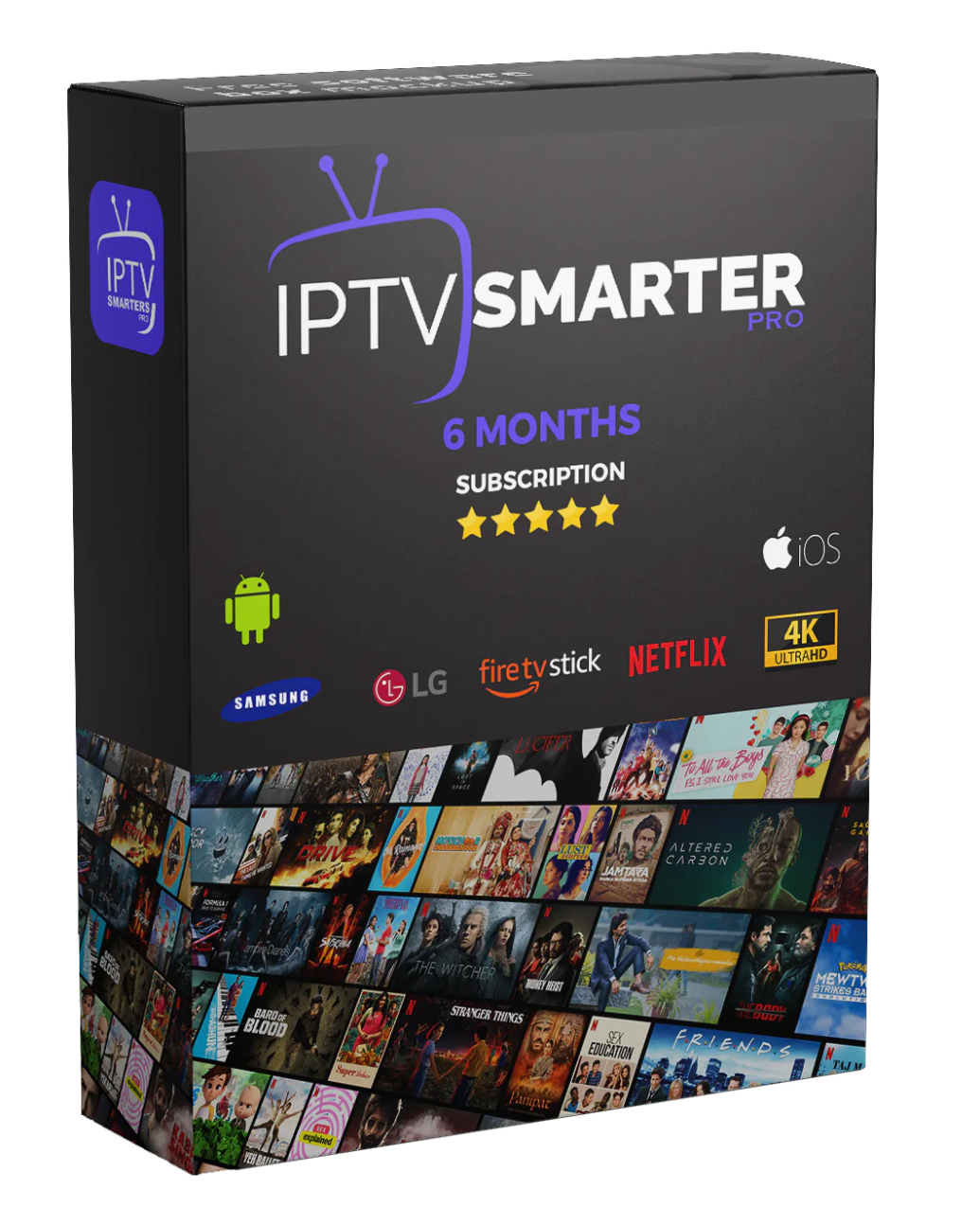 6 Months Subscription for IPTV Smarters Player Lite -  IPTV Subscription 6 months - smarters iptv code
